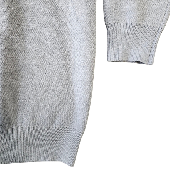 Scout Light Blue Mockneck Oversized Sweater - Picture 4 of 4